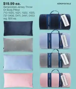 JC Penney Aeropostale Jersey Throw Or Body Pillow offer