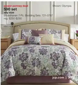 JC Penney Broadhaven 7-Pc. Bedding Sets offer