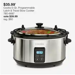 JC Penney Cooks 5-Qt. Programmable Latch & Travel Slow Cooker offer
