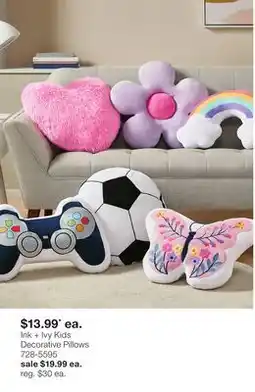 JC Penney Ink + Ivy Kids Decorative Pillows offer
