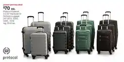 JC Penney Protocol Explorer 2.0 20 Hardside Or Softside Luggage offer