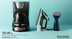 JC Penney Black+Decker Kitchen & Garment Care Electrics offer