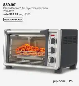 JC Penney Black+Decker Air Fryer Toaster Oven offer