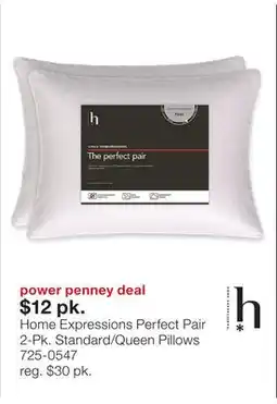 JC Penney Home Expressions Perfect Pair 2-Pk. Standard/Queen Pillows offer