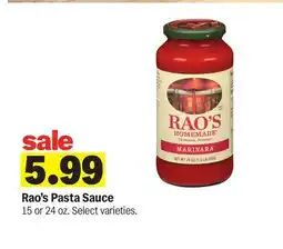 Meijer Rao's Pasta Sauce offer
