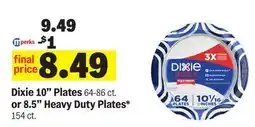 Meijer Dixie 10 Plates 64-86 ct. or 8.5 Heavy Duty Plates* 154 ct offer