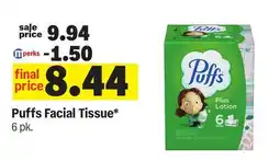 Meijer Puffs Facial Tissue offer
