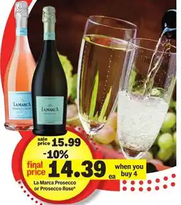 Meijer La Marca Prosecco or Prosecco Rose offer