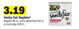 Meijer Vanity Fair Napkins offer