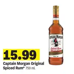 Meijer Captain Morgan Original Spiced Rum offer