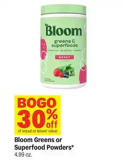 Meijer Bloom Greens or Superfood Powders offer