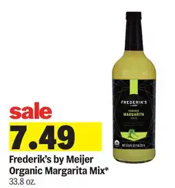 Meijer Frederik's by Meijer Organic Margarita Mix offer