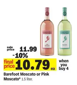 Meijer Barefoot Moscato or Pink Moscato offer