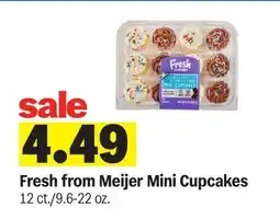 Meijer Fresh from Meijer Mini Cupcakes offer