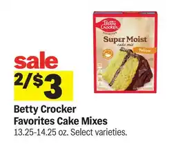 Meijer Betty Crocker Favorites Cake Mixes offer