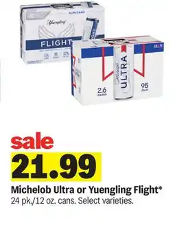 Meijer Michelob Ultra or Yuengling Flight offer