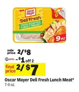 Meijer Oscar Mayer Deli Fresh Lunch Meat offer