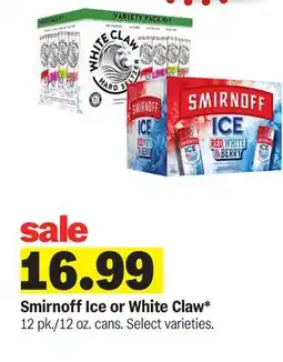 Meijer Smirnoff Ice or White Claw offer