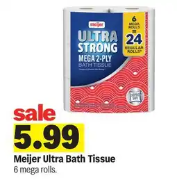 Meijer Meijer Ultra Bath Tissue offer