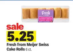 Meijer Fresh from Meijer Swiss Cake Rolls offer