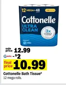 Meijer Cottonelle Bath Tissue offer
