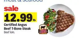 Meijer Certified Angus Beef T-Bone Steak offer