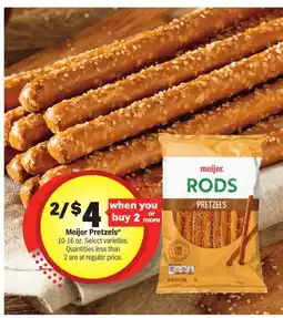 Meijer Meijer Pretzels offer