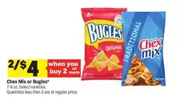 Meijer Chex Mix or Bugles offer
