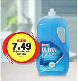 Meijer Meijer Ultra Liquid Dish Soap offer