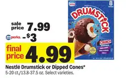 Meijer Nestlé Drumstick or Dipped Cones offer