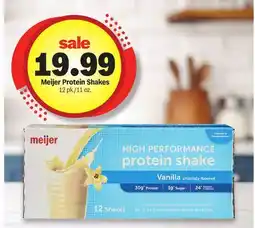 Meijer Meijer Protein Shakes offer