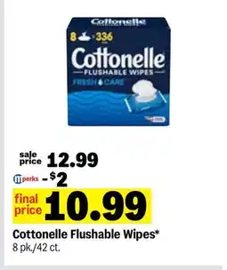 Meijer Cottonelle Flushable Wipes offer