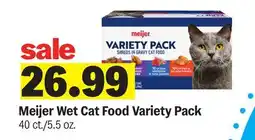 Meijer Meijer Wet Cat Food Variety Pack offer