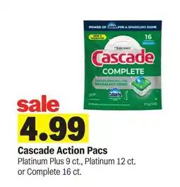 Meijer Cascade Action Pacs offer