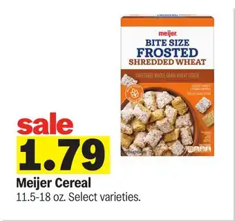 Meijer Meijer Cereal offer