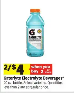 Meijer Gatorlyte Electrolyte Beverages offer