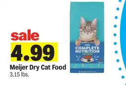 Meijer Meijer Dry Cat Food offer