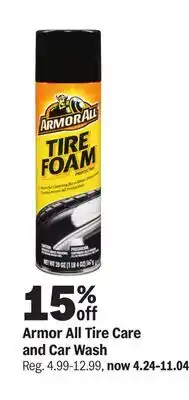 Meijer Armor All Tire Care and Car Wash offer