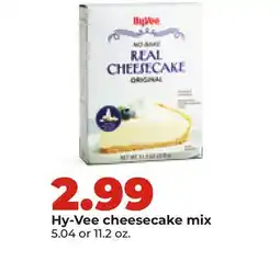 Hy-Vee Hy-Vee cheesecake mix offer