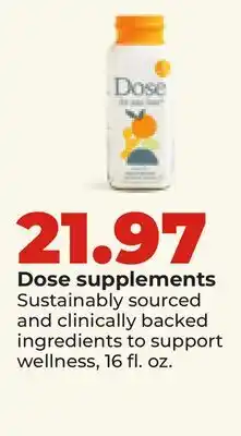 Hy-Vee Dose supplements offer