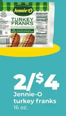 Hy-Vee Jennie-O turkey franks offer