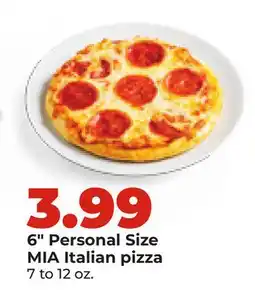 Hy-Vee 6 Personal Size MIA Italian pizza offer