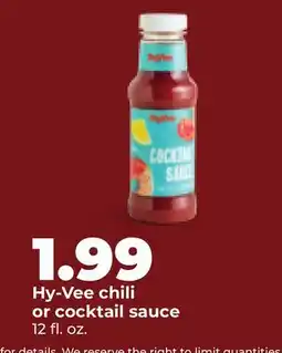 Hy-Vee Hy-Vee chili or cocktail sauce offer