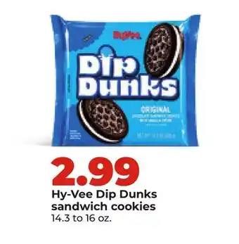 Hy-Vee Hy-Vee Dip Dunks sandwich cookies offer