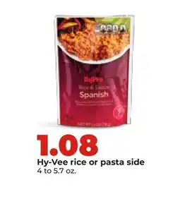 Hy-Vee Hy-Vee rice or pasta side offer