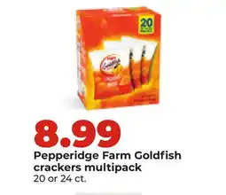 Hy-Vee Pepperidge Farm Goldfish crackers multipack offer