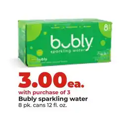 Hy-Vee Bubly sparkling water offer