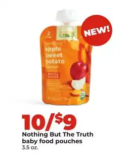 Hy-Vee Nothing But The Truth baby food pouches offer