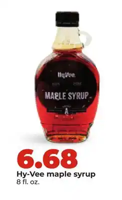 Hy-Vee Hy-Vee maple syrup offer