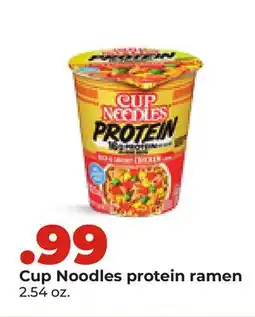 Hy-Vee Cup Noodles protein ramen offer